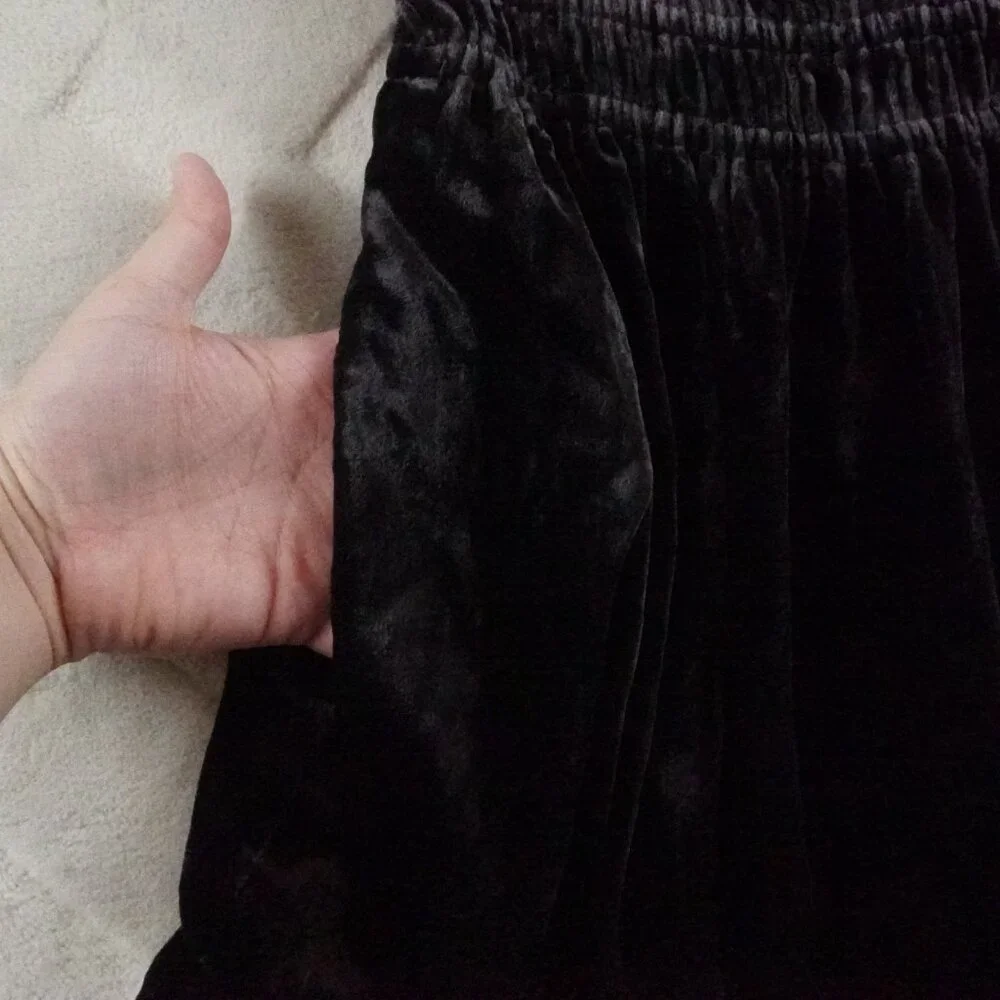 By Anthropologie The Somerset Maxi Dress Velvet Edition Womens Medium - Picture 6 of 12